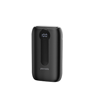 Док-станция + 4 Внешних аккумулятора Porodo, черный PD-PBFCH043-BK