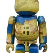 Фигурка Bearbrick Medicom Toy Van Gogh Museum The Yellow House 400% и 100% 194563