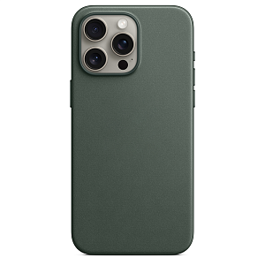 Чехол FineWoven Case с MagSafe для iPhone 15 Pro Max, зеленый FWC15PM-GR