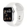 Умные часы Apple Watch Series SE 2022 44 мм Aluminium Case, silver/white Sport Band AWSE2-671