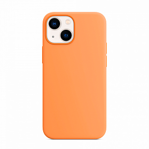 Чехол Silicone Case с MagSafe для iPhone 13, оранжевый 1203