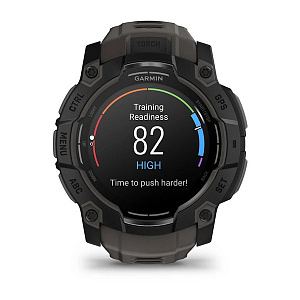 Спортивные часы Garmin Instinct 3 Amoled 50 мм Black with Charcoal Band 010-03020-00