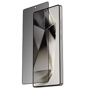 Защитное стекло антишпион Blupebble Rock для Samsung Galaxy S25 Ultra BRS25U-BK