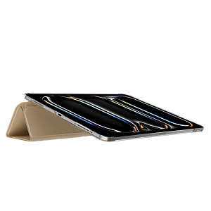 Чехол Mageasy Facet Folio для iPad Pro 11" (M4, 2024), бежевый MFP11M4-BG